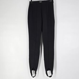Anine Bing Black Stirrup Pants Leggings Size 34 US XS